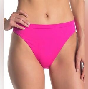 NWT BECCA neon pink bikini bottoms XL
